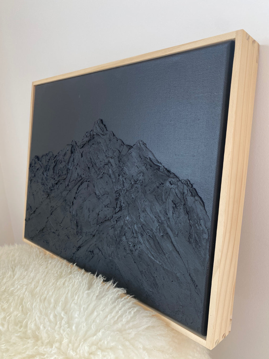 Looking up from the Rangitata